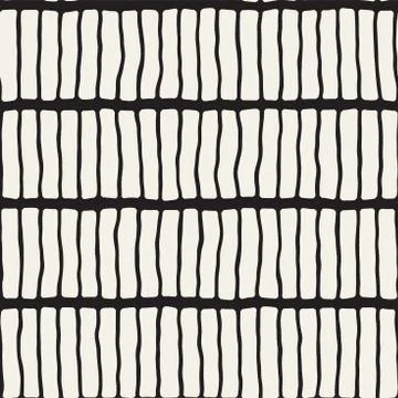 Seamless pattern with hand drawn brush strokes. Ink doodle grunge illustratio Stock Illustration