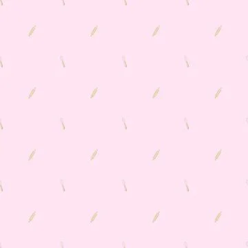 Seamless pattern of hand-drawn cherries on a pink background. cute pattern for Stock Illustration