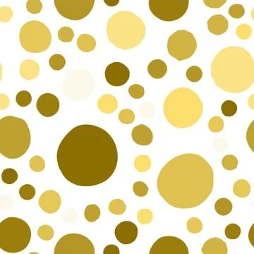 Seamless pattern with hand drawn colorful scattered confetti spots. Stock Illustration