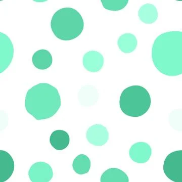 Seamless pattern with hand drawn colorful scattered confetti spots. Stock Illustration