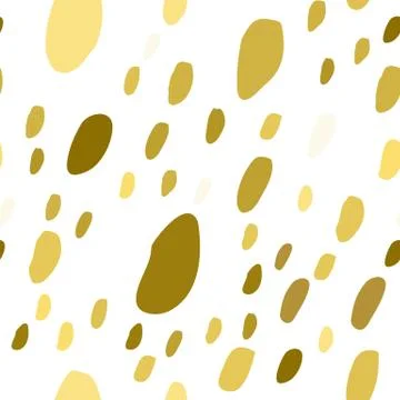 Seamless pattern with hand drawn colorful scattered confetti spots. Stock Illustration