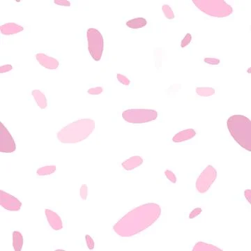 Seamless pattern with hand drawn colorful scattered confetti spots. Stock Illustration