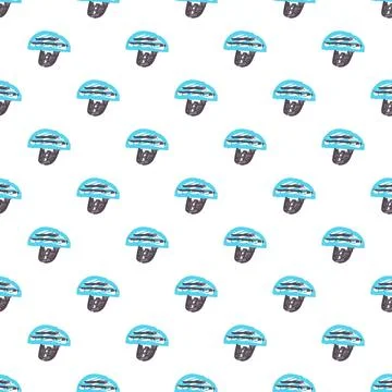 Seamless pattern. Hand drawn crayon texture style Stock Illustration
