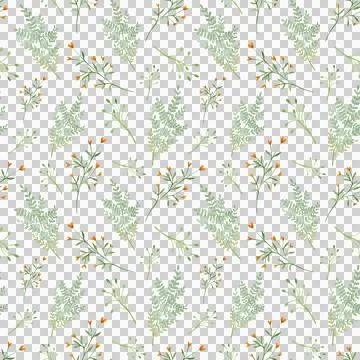 Seamless pattern. Hand drawn floral watercolor illustrations Illustrazione stock