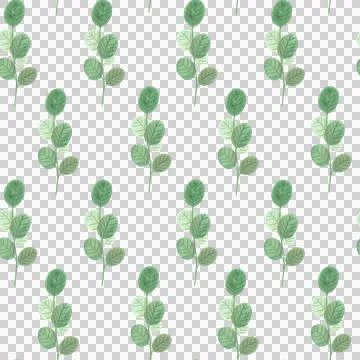 Seamless pattern. Hand drawn floral watercolor illustrations Stock Illustration