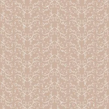 Seamless pattern with hand drawn flowers and floral elements. Stock Illustration