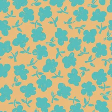 Seamless pattern with hand drawn hearts in Christmas and Valentines color com Stock Illustration