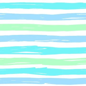 SEAMLESS PATTERN hand-drawn irregular stripes Stock Illustration