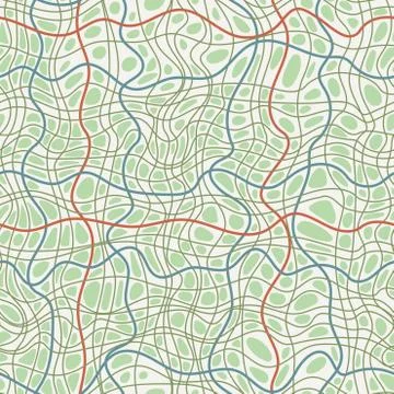 Seamless pattern of hand-drawn lines similar to crack Stock Illustration
