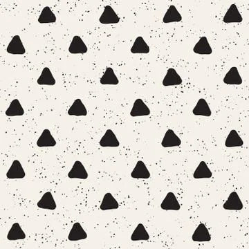 Seamless pattern with hand drawn lines. Abstract background with freehand bru 스톡 일러스트