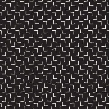 Seamless pattern with hand drawn lines. Abstract background with freehand bru 스톡 일러스트