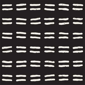 Seamless pattern with hand drawn lines. Abstract background with freehand bru 스톡 일러스트