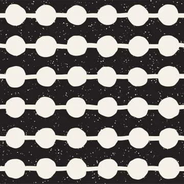 Seamless pattern with hand drawn lines. Abstract background with freehand bru 스톡 일러스트