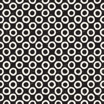 Seamless pattern with hand drawn lines. Abstract background with freehand bru 스톡 일러스트