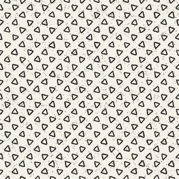 Seamless pattern with hand drawn lines. Abstract background with freehand bru Illustrazione stock