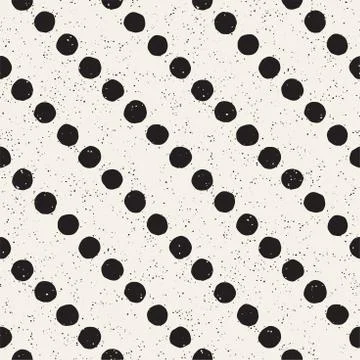 Seamless pattern with hand drawn lines. Abstract background with freehand bru 스톡 일러스트