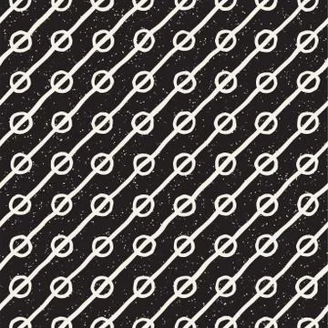 Seamless pattern with hand drawn lines. Abstract background with freehand bru 스톡 일러스트