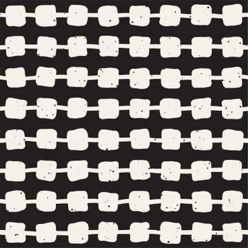 Seamless pattern with hand drawn lines. Abstract background with freehand bru 스톡 일러스트