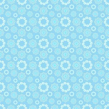 Seamless Pattern with Hand Drawn Marigold Flower. Stock Illustration