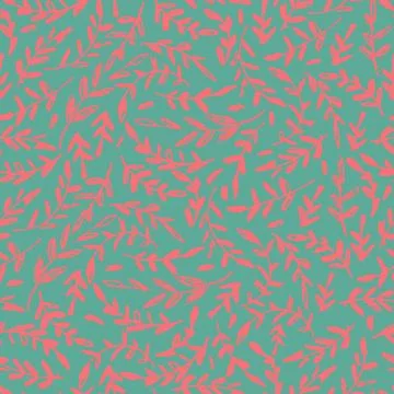 Seamless pattern with hand drawn meadow bold flowers. Floral Block Prints ins Stock Illustration