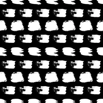 Seamless Pattern with hand drawn scribble smears Stock Illustration