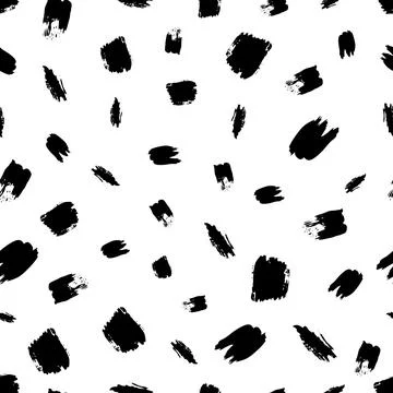 Seamless Pattern with hand drawn scribble smears Stock Illustration