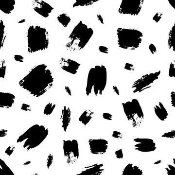 Seamless Pattern with hand drawn scribble smears Stock Illustration
