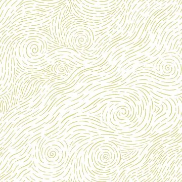 Seamless pattern with hand drawn sea waves in sketch style. Vector endless イラスト素材