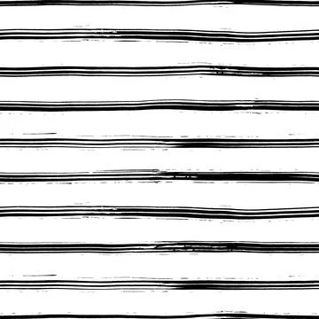 Seamless pattern with hand drawn thin lines. Illustrazione stock