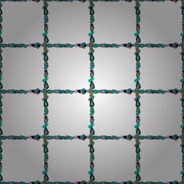 Seamless pattern. Hand drawn vector border frame doodles. Vector. Stock Illustration