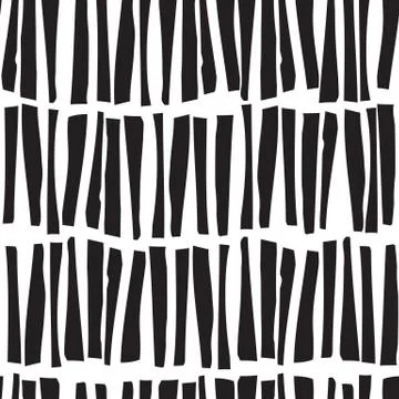 Seamless pattern with hand drawn vertical lines. Vector illustra Stockillustratie
