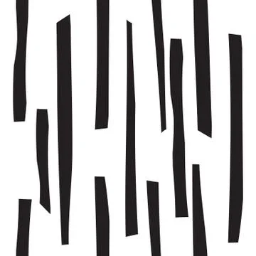 Seamless pattern with hand drawn vertical lines. Vector illustra Stock Illustration