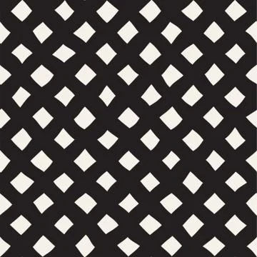 Seamless pattern with hand drawn waves. Abstract background with wavy brush.. Stockillustratie