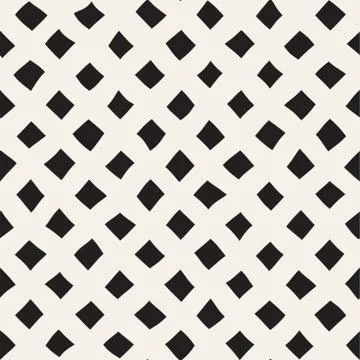 Seamless pattern with hand drawn waves. Abstract background with wavy brush.. Stock Illustration