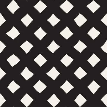 Seamless pattern with hand drawn waves. Abstract background with wavy brush.. 스톡 일러스트