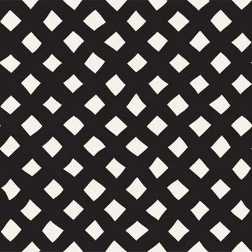 Seamless pattern with hand drawn waves. Abstract background with wavy brush s Stockillustratie