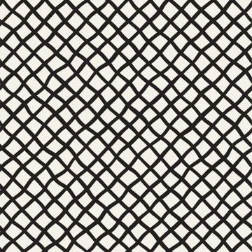 Seamless pattern with hand drawn waves. Abstract background with wavy brush s Illustrazione stock