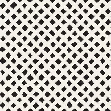 Seamless pattern with hand drawn waves. Abstract background with wavy brush s Stock Illustration