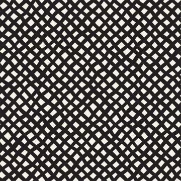 Seamless pattern with hand drawn waves. Abstract background with wavy brush s Illustrazione stock