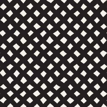 Seamless pattern with hand drawn waves. Abstract background with wavy brush s Illustrazione stock