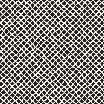 Seamless pattern with hand drawn waves. Abstract background with wavy brush s Stock Illustration