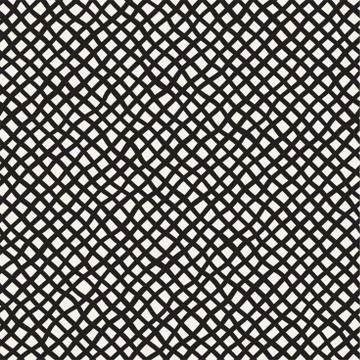 Seamless pattern with hand drawn waves. Abstract background with wavy brush s 스톡 일러스트