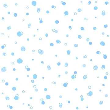 Seamless pattern hand drawn white snow flakes on blue, simple winter backgrou 스톡 일러스트