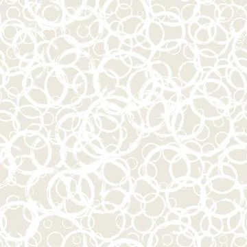 Seamless pattern with hand painted ink circles イラスト素材