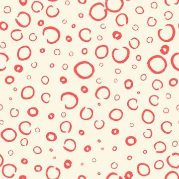 Seamless pattern with hand painted ink circles 스톡 일러스트