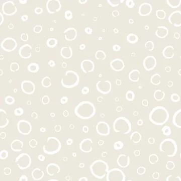 Seamless pattern with hand painted ink circles Stock Illustration