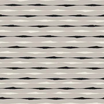 Seamless pattern hand painted with stripe brush strokes Stock Illustration