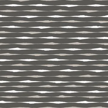 Seamless pattern hand painted with stripe brush strokes Stock Illustration