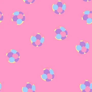 Seamless pattern hand stress ball cartoon vector Stock Illustration
