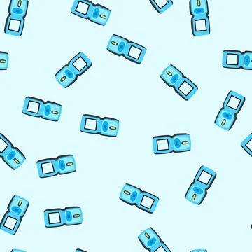 Seamless pattern handheld laser distance meter measuring tool Stock Illustration